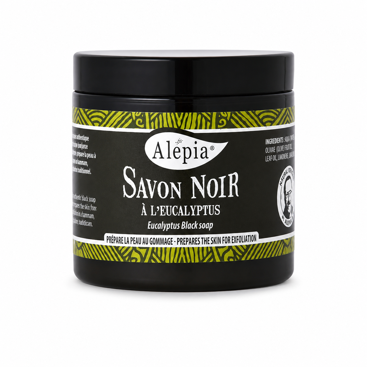 Alepia Premium black soap with Eucalyptus