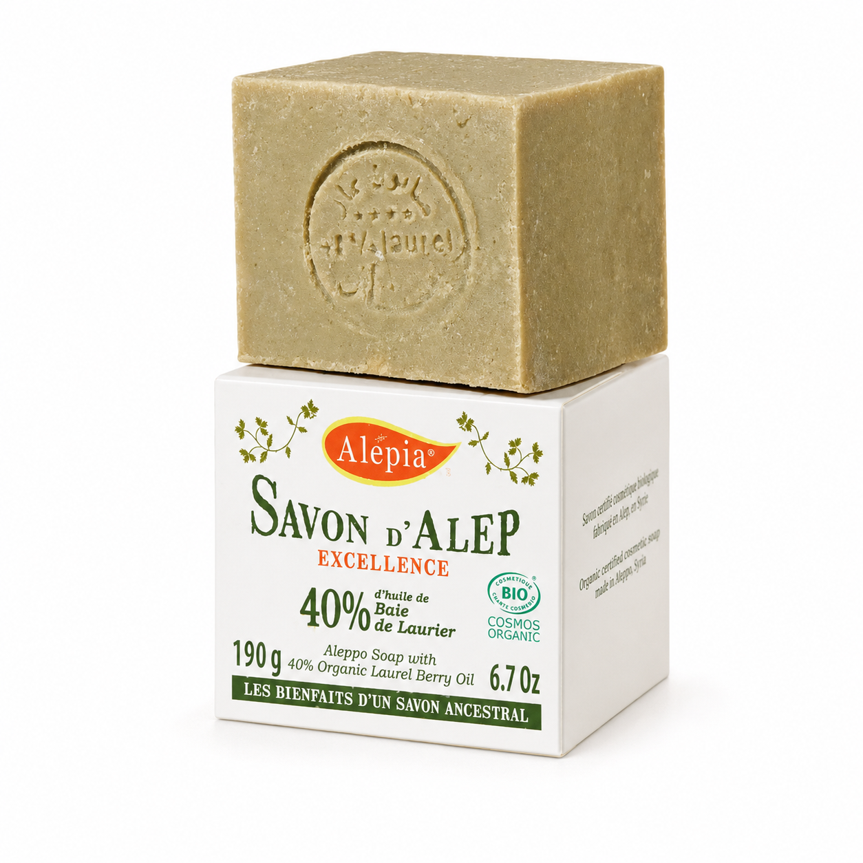 Alepia Aleppo Excellence Soap 40% Laurel